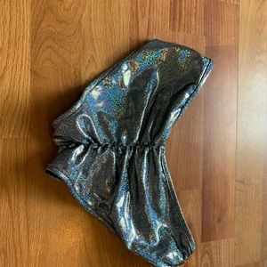 IHeartRaves Silver Scrunch Butt Bottoms